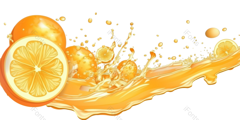 健康食物图片,水果元素,液体PNG,白色背景免抠素材